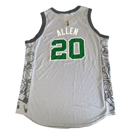 Majestic Men Boston Celtics Ray Allen 2010 NBA finals Jersey Sz Large Made In US - Picture 2 of 8